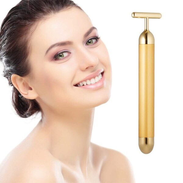 Beauty Bar 24k Golden Pulse Facial Massager