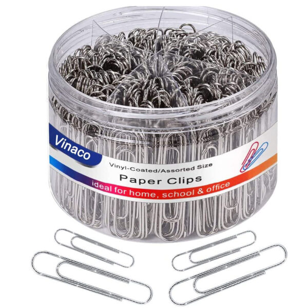 Vinaco Paper Clips Non Skid, 500PCS